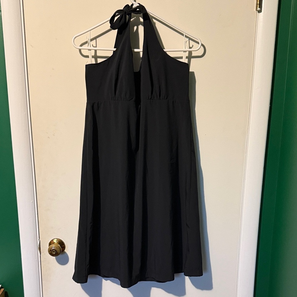 Columbia Black Halter Athletic Dress